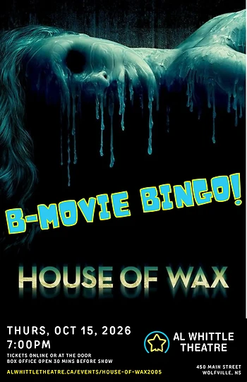 Poster for B-MOVIE BINGO: House of Wax