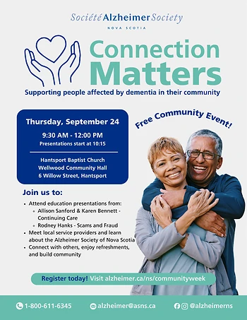 Poster for Connections Matters - People Affected by Dementia