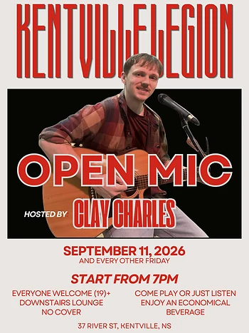 Poster for Open Mic Hosted by Clay Charles