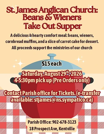 Poster for Beans & Wieners Takeout Supper