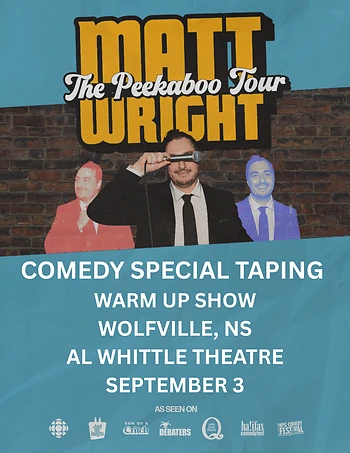 Poster for Matt Wright Peekaboo Comedy Tour