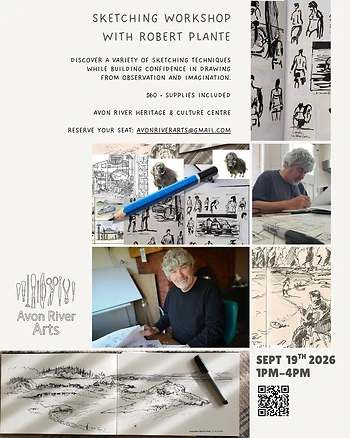 Poster for Sketching Workshop with Robert Plante