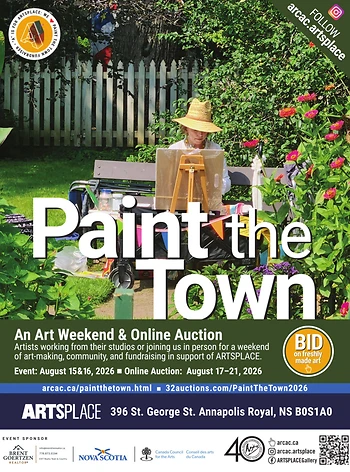 Poster for Paint the Town Fundraiser Auction