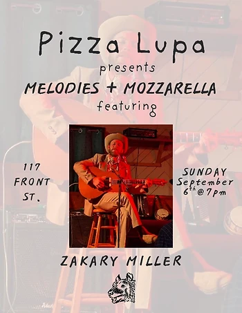 Poster for Melodies & Mozzarella Zakary Miller