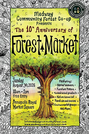 Poster for 10th Anniversary Forest Market