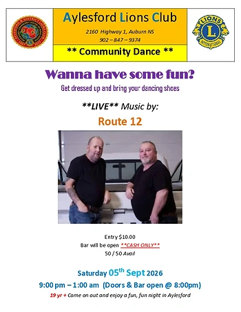 Poster for Monthly Dance feat Route 12