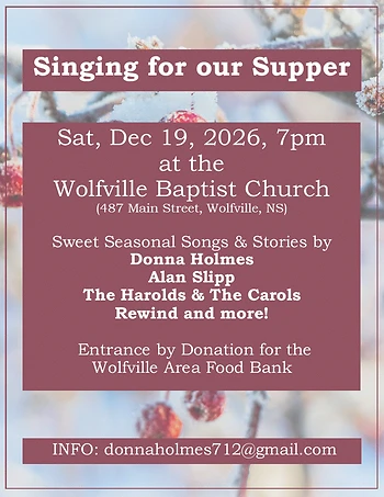 Poster for Singing for our Supper