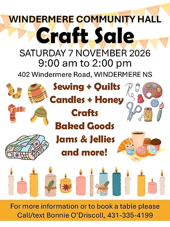 Poster for Craft Sale