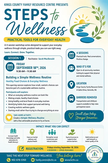 Poster for Building A Simple Wellness Routine