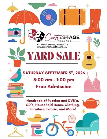 Poster for Centrestage Yard Sale