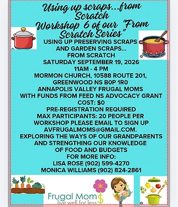 Poster for Using Scraps...From Scratch 6