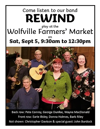 Poster for Rewind at WFM