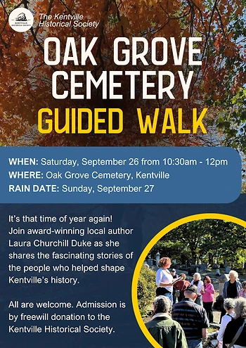 Poster for Oak Grove Cemetery Walk