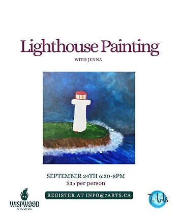 Poster for Lighthouse Acrylic Workshop