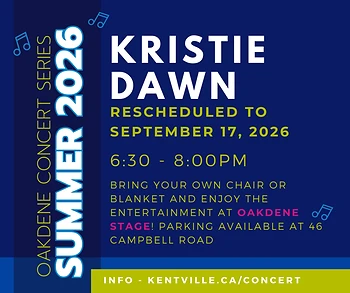 Poster for Kristie Dawn - Oakdene Concert Series