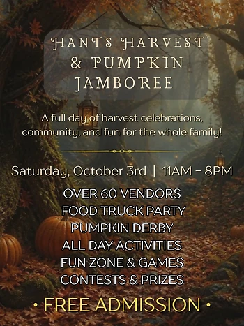 Poster for Hants Harvest & Pumpkin Jmaboree