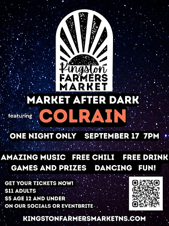 Poster for Market After Dark featuring Colrain