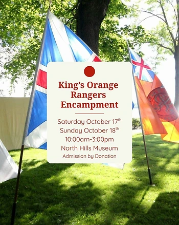 Poster for King's Orange Rangers Encampment