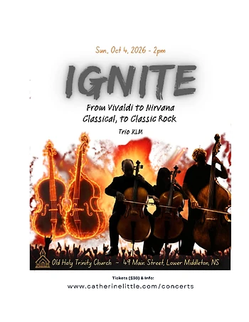 Poster for Ignite Concert by Trio KLM