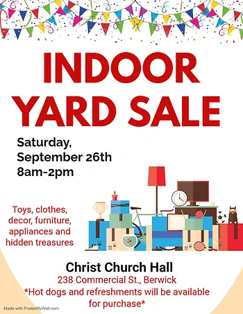 Poster for Indoor Yard Sale