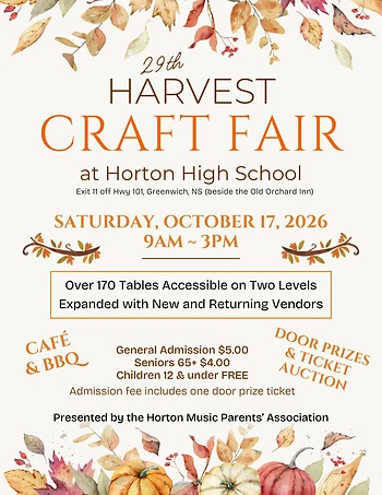 Poster for Horton Harvest Craft Fair
