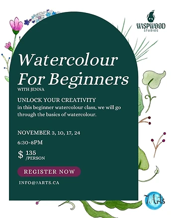 Poster for Watercolour for Beginners