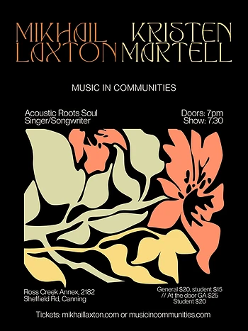 Poster for Mikhail Laxton and Kristen Martell
