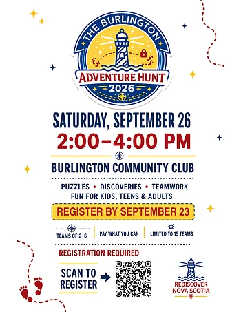 Poster for Burlington Adventure Hunt