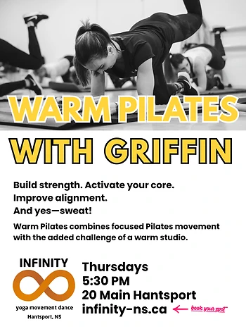 Poster for Warm Pilates (80-86 degrees F)