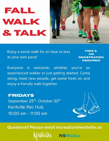 Poster for Fall Walk & Talk