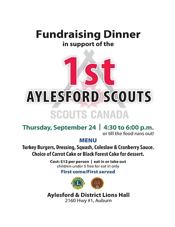 Poster for Monthly Supper for $12.00