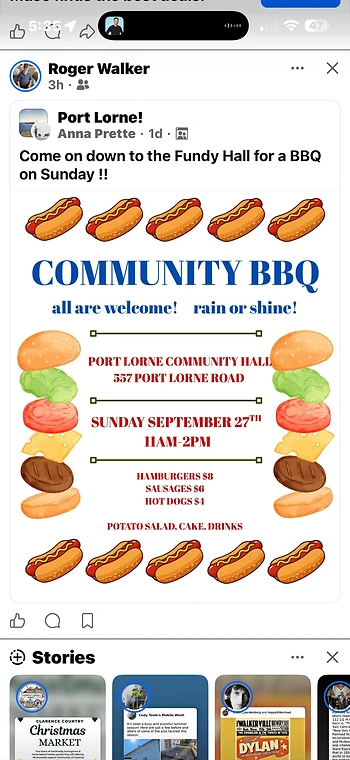 Poster for Community BBQ