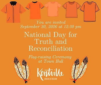 Poster for National Day for Truth and Reconciliation Flag-Raising Ceremony