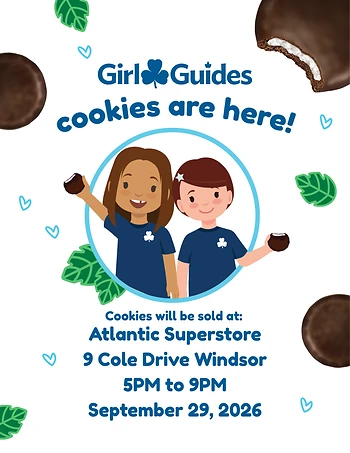 Poster for Girl Guide Cookie Sale