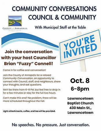 Poster for Community Conversations