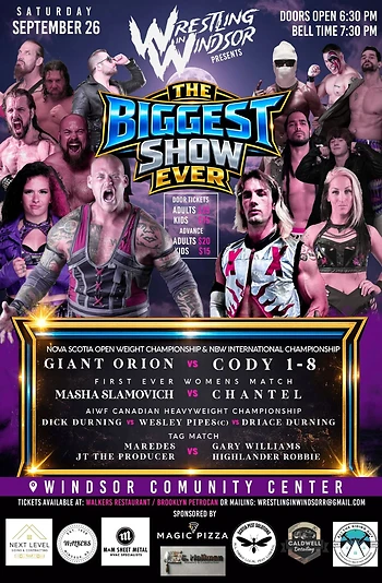 Poster for Wrestling in Windsor