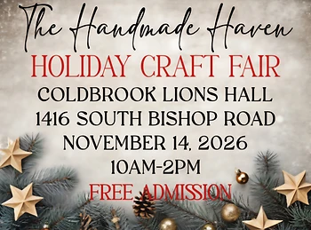 Poster for The Handmade Haven Holiday Craft Fair