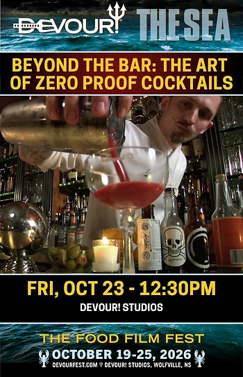 Poster for Beverage Workshop: Beyond the Bar: The Art of Zero Proof Cocktails