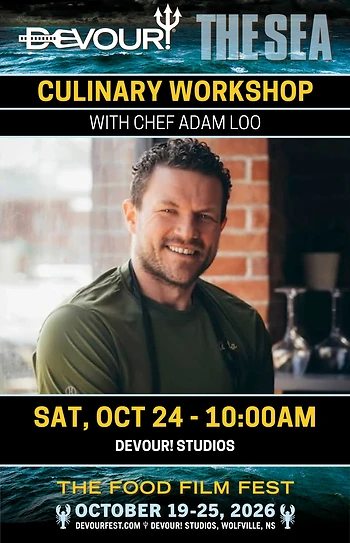 Poster for Culinary Workshop with Chef Adam Loo