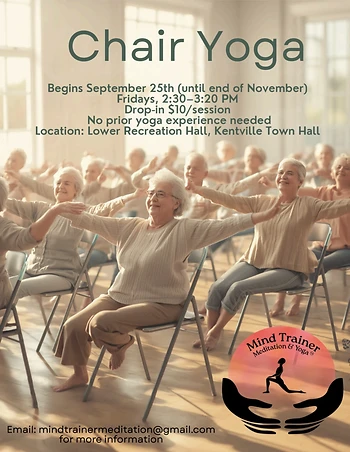 Poster for Drop-In CHAIR YOGA