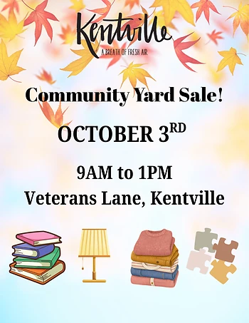 Poster for Community Yard Sale
