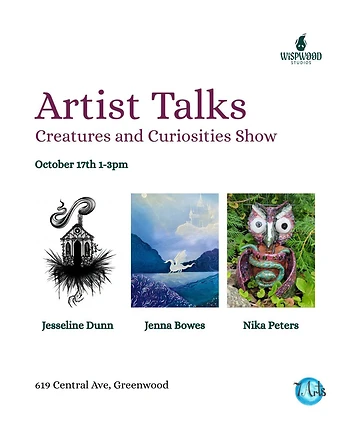 Poster for Artist Talk