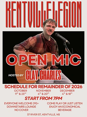 Poster for Open Mic Hosted by Clay Charles