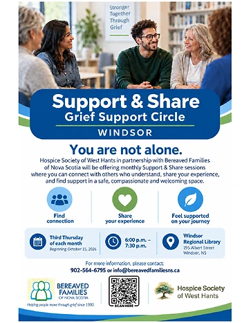 Poster for Support and Share
