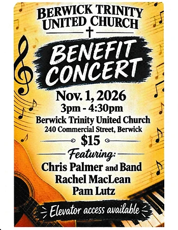 Poster for Benefit Concert