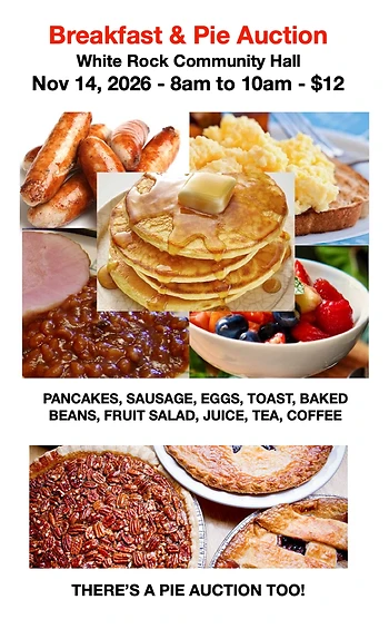 Poster for Breakfast & Pie Auction