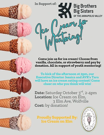 Poster for Ice Cream for Mentoring!