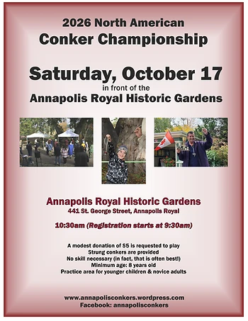 Poster for North American Conker Championship