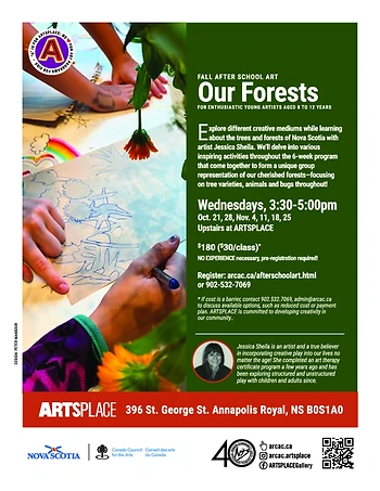 Poster for After School Art | Ages 8-12