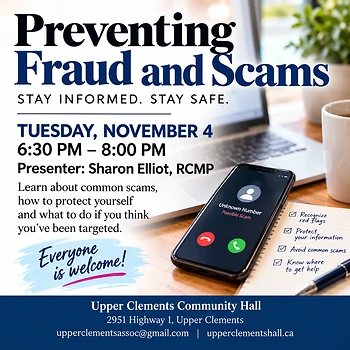 Poster for Preventing Fraud and Scams
